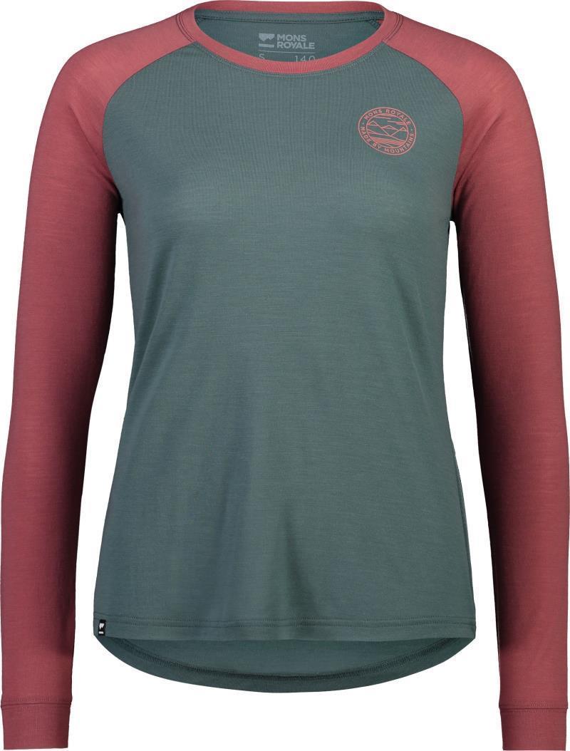 Icon Raglan - Womens - terracotta / burnt sage 1