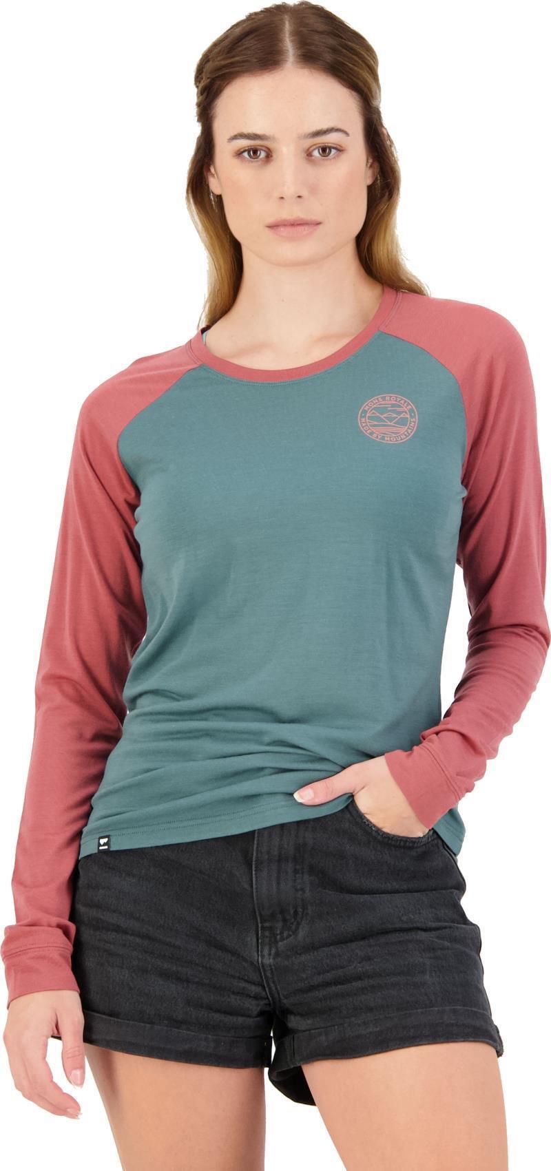 Icon Raglan - Womens - terracotta / burnt sage 1