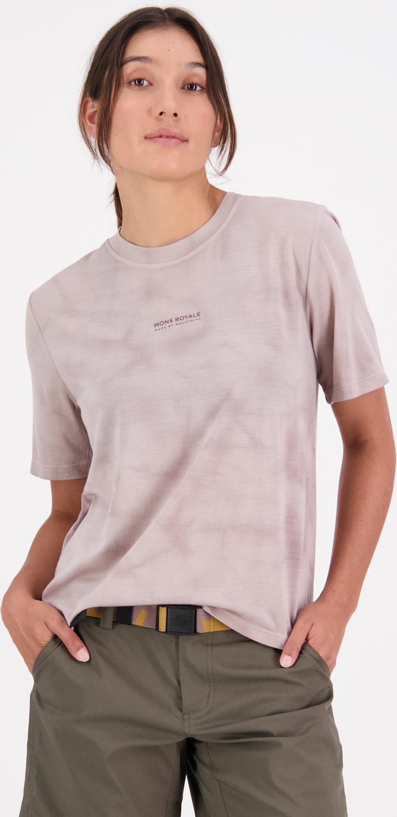 Icon Relaxed SS - Dyed - Womens - cloud tie dye 1