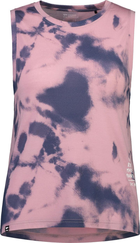 Icon Relaxed Tank Tie Dyed - AOP - Womens - denim tie dye 1
