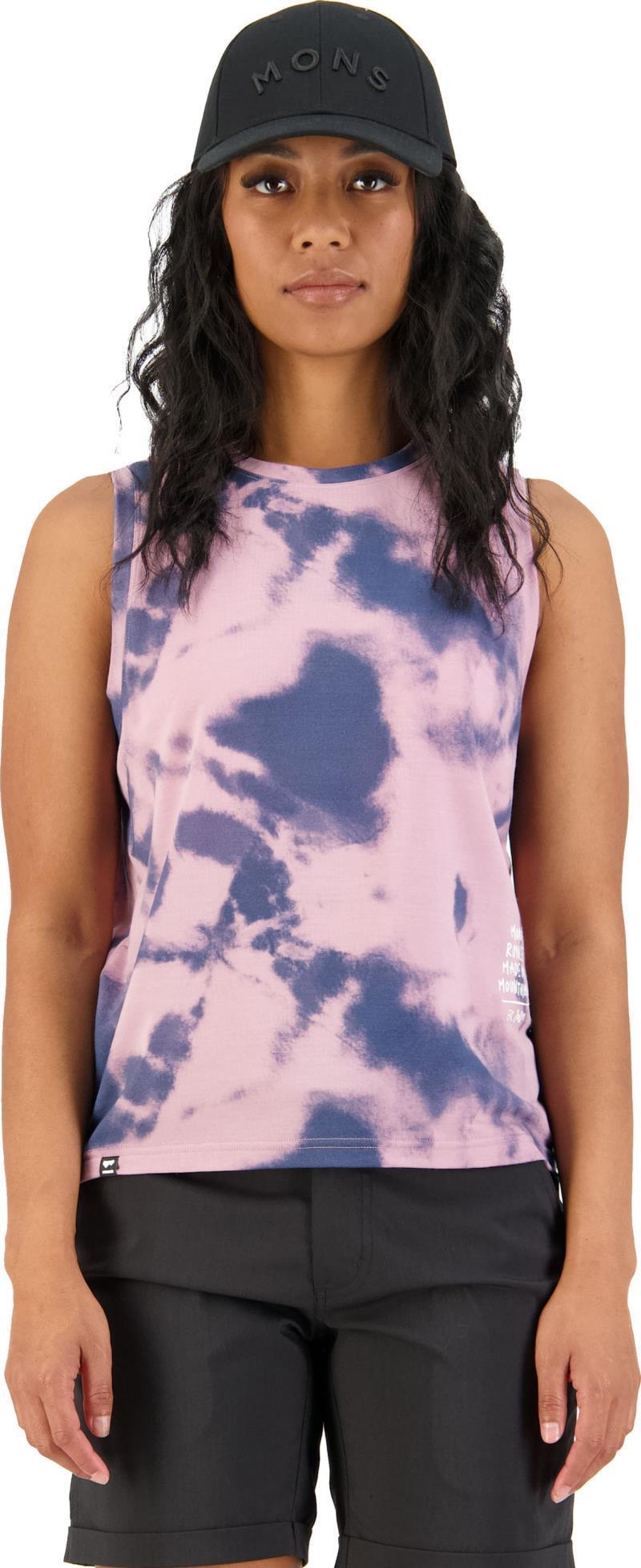 Icon Relaxed Tank Tie Dyed - AOP - Womens - denim tie dye 1