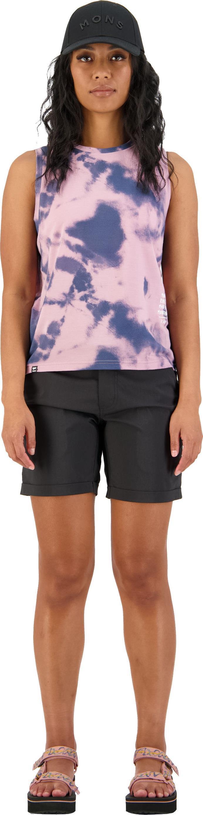 Icon Relaxed Tank Tie Dyed - AOP - Womens - denim tie dye 1