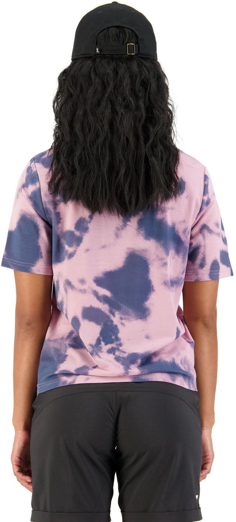 Icon Relaxed Tee Tie Dyed - AOP - Womens - denim tie dye 1