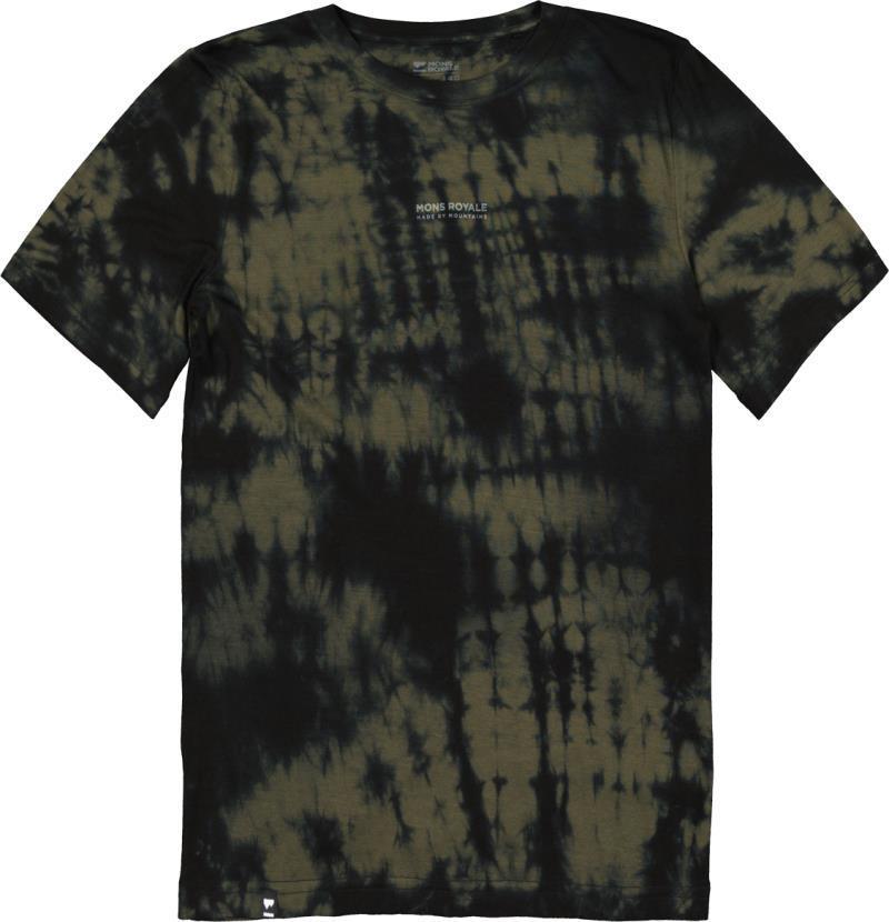 Icon SS - Dyed - Mens - Olive Tie Dye 1