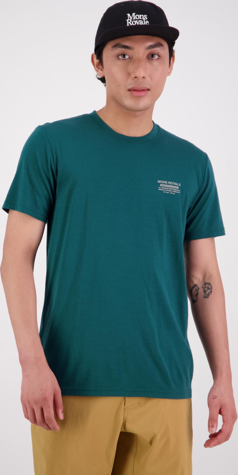 Icon SS - Mountain - Mens - Evergreen 2