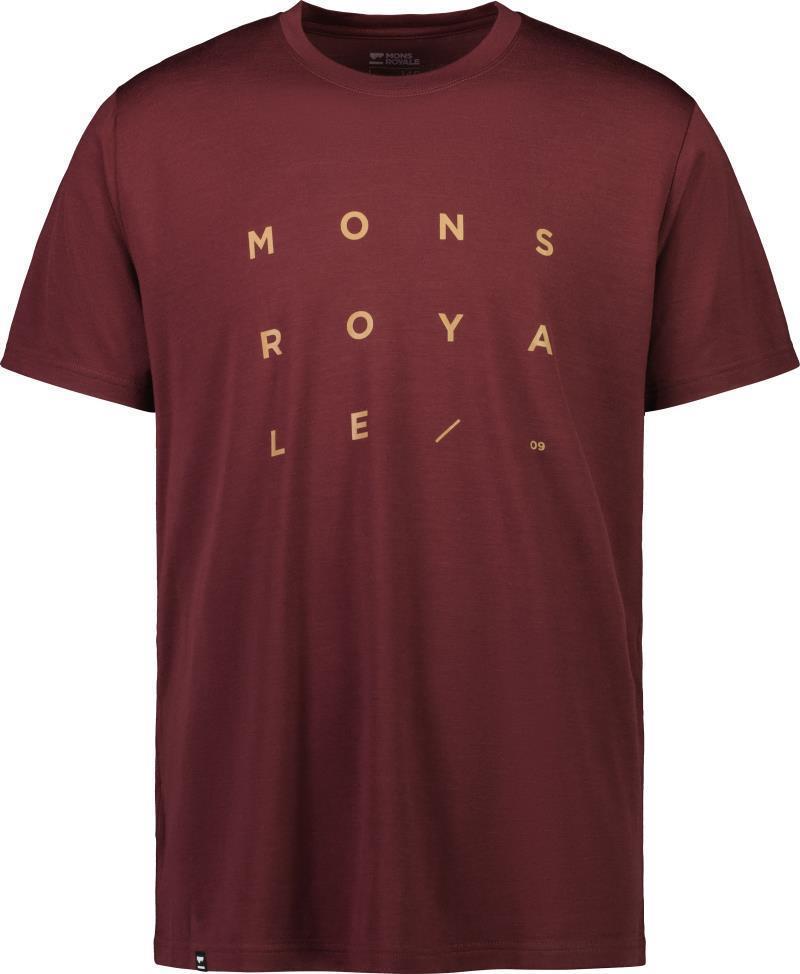 Icon T-Shirt - Grid 09 - Mens - dark chocolate 1