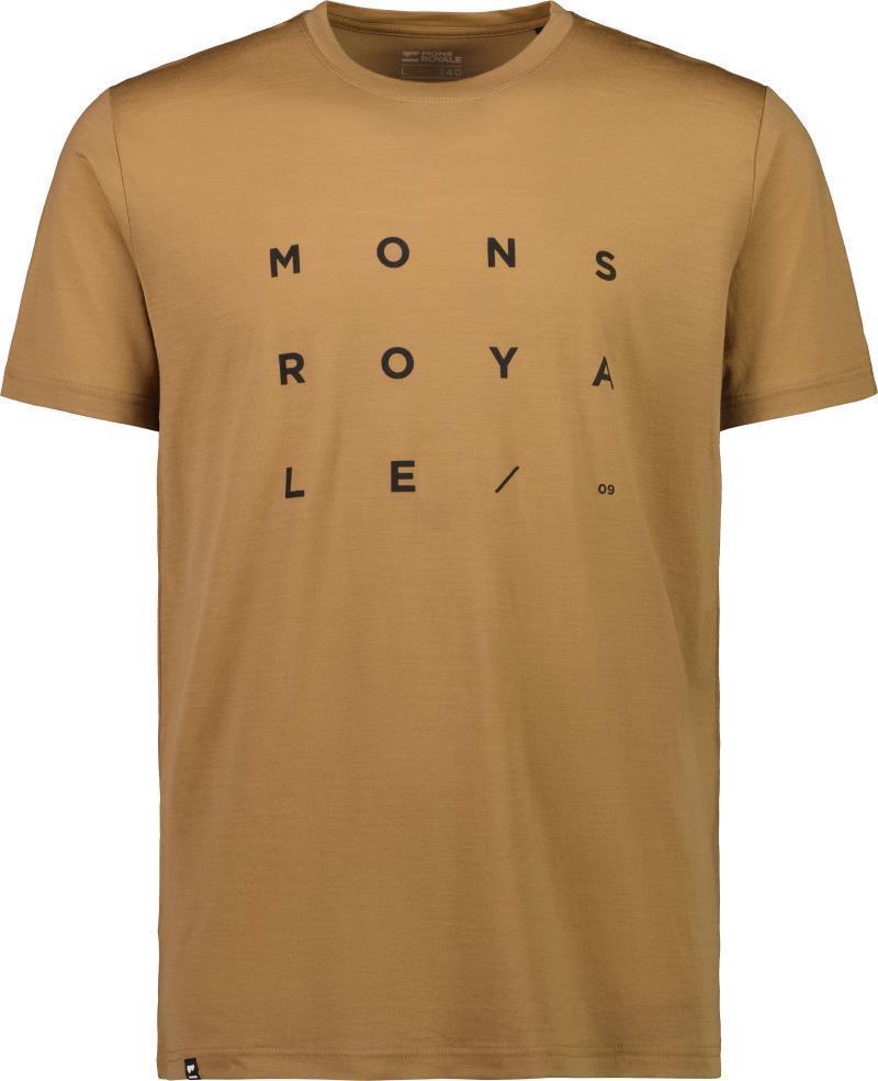 Icon T-Shirt - Grid 09 - Mens - toffee 1