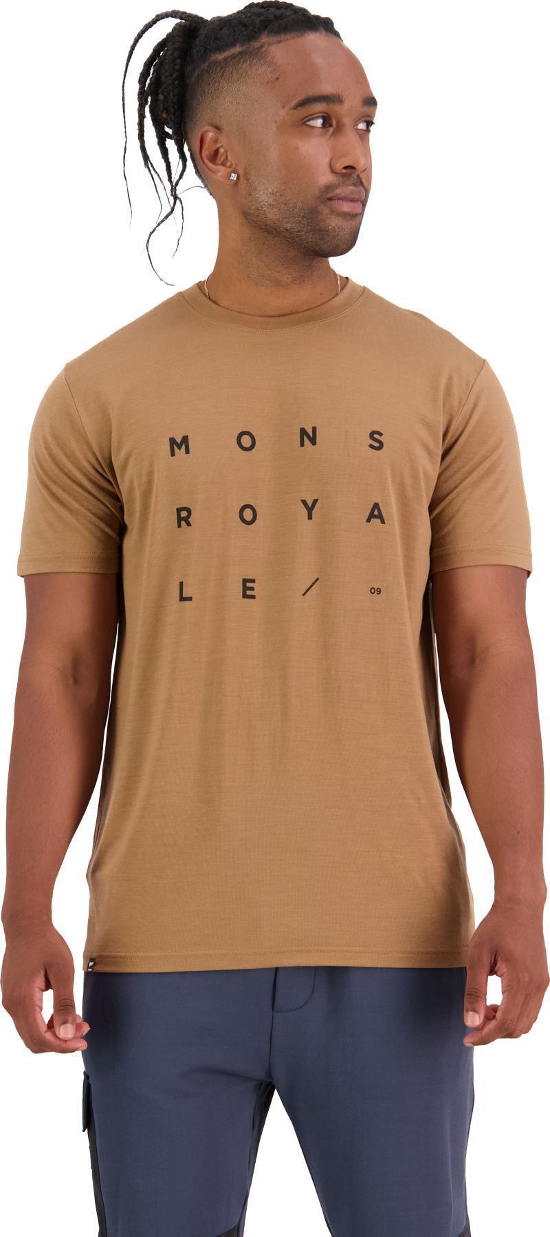 Icon T-Shirt - Grid 09 - Mens - toffee 1