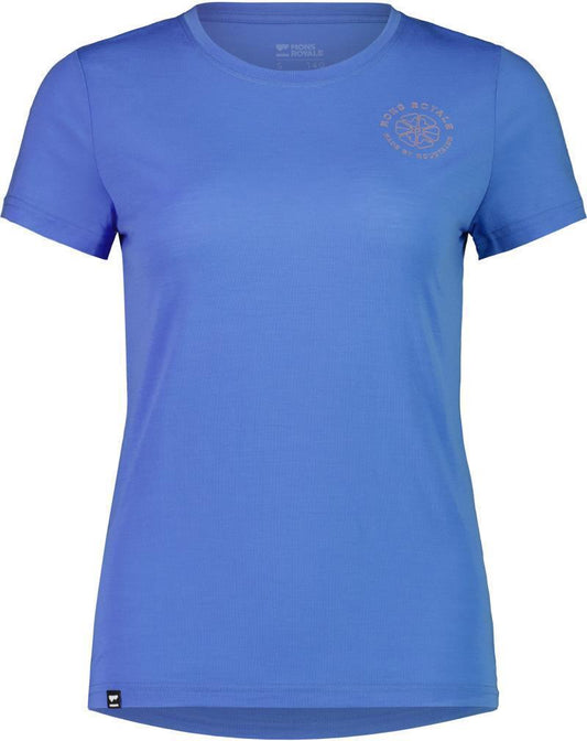 Icon Tee - Flower - Womens - Cornflower 1