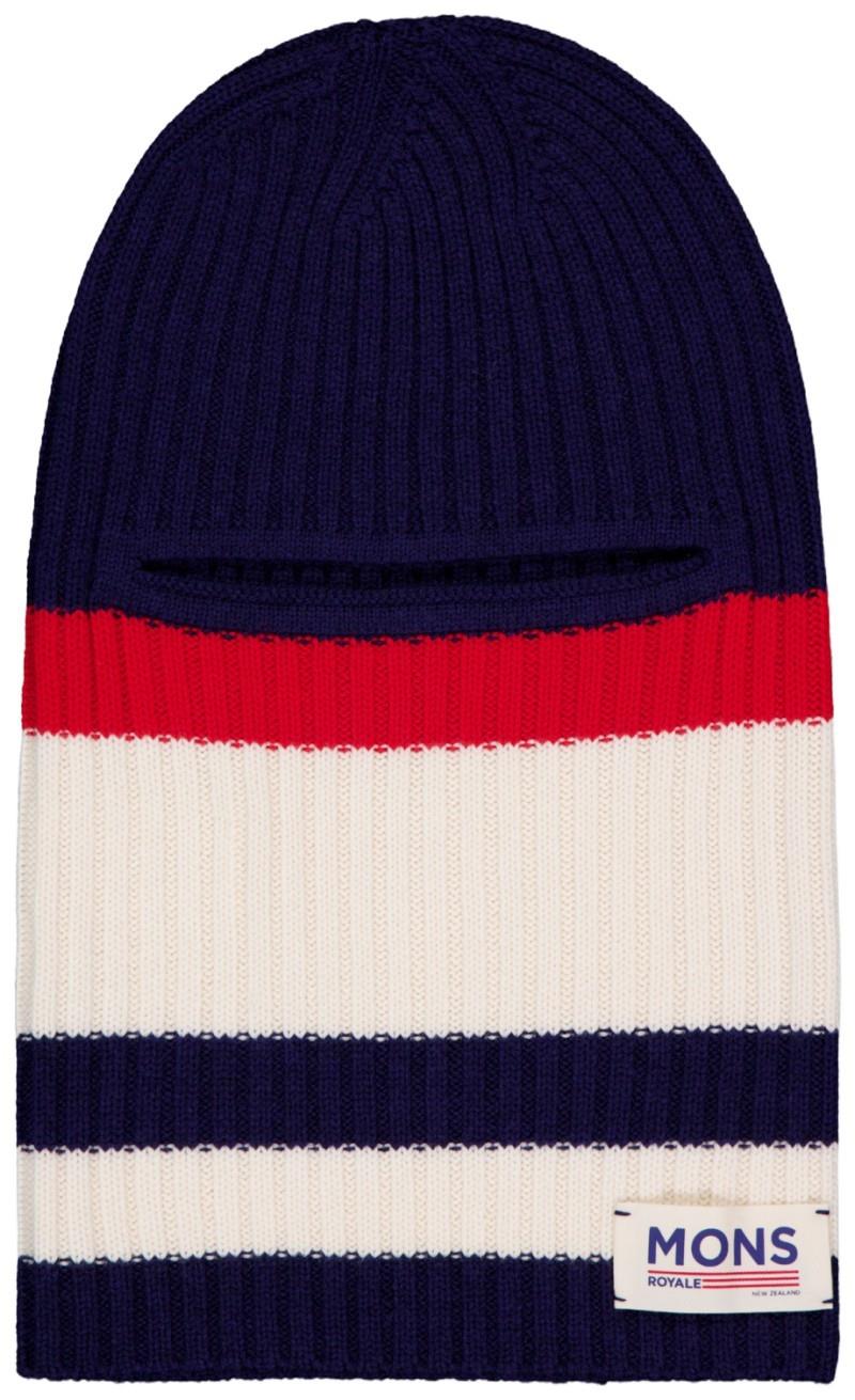 Innsbruck Merino Knit Balaclava - snowflake / navy 1