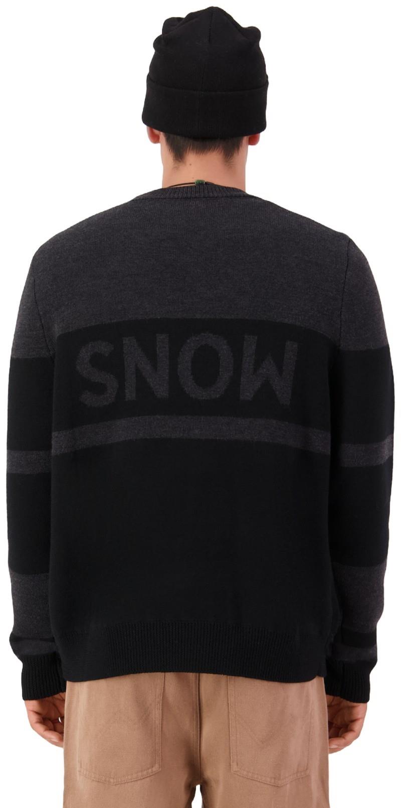 Innsbruck Merino Knit Sweater - Mens - charcoal black 1
