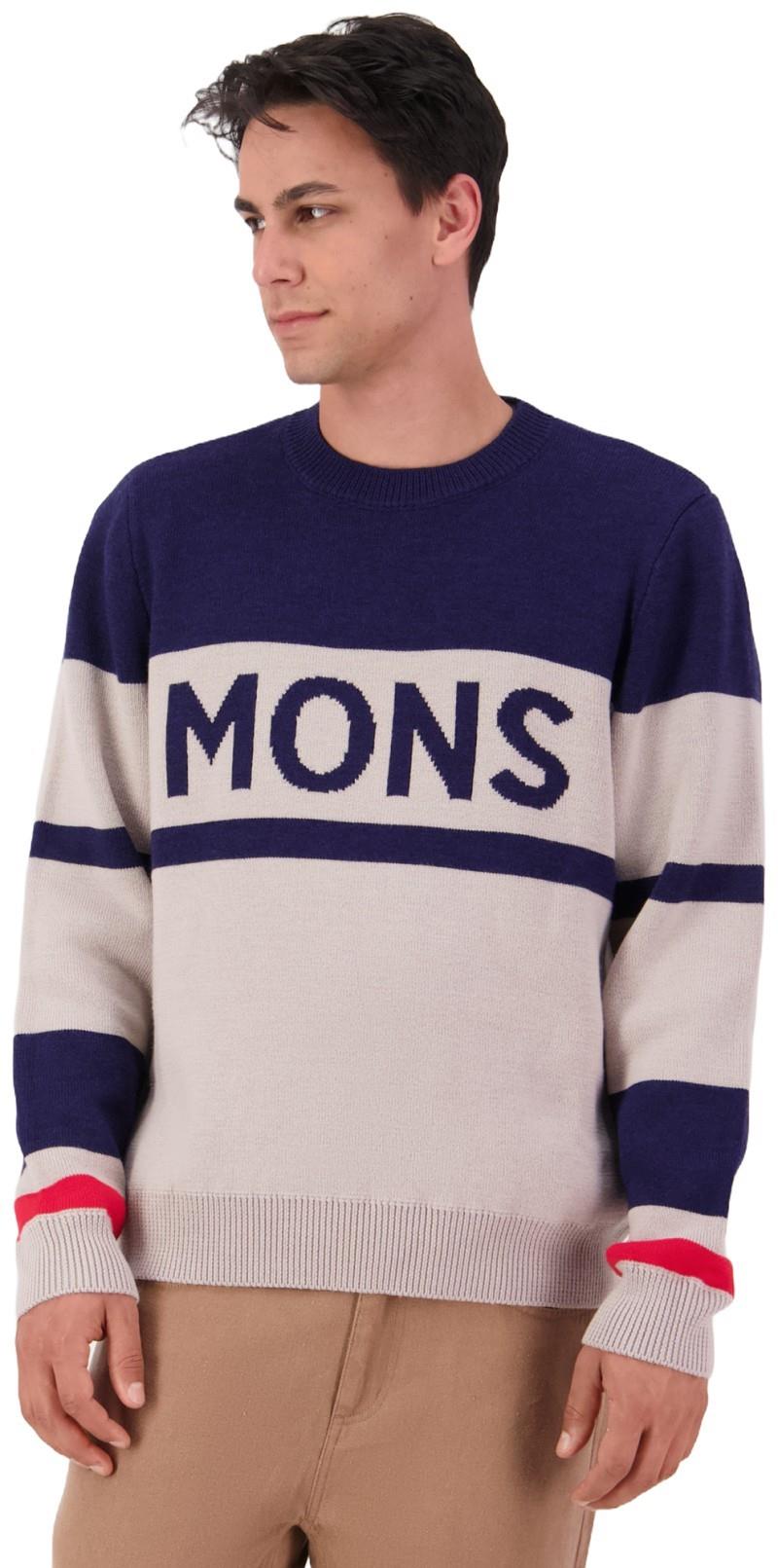 Innsbruck Merino Knit Sweater - Mens - cinder / navy 1