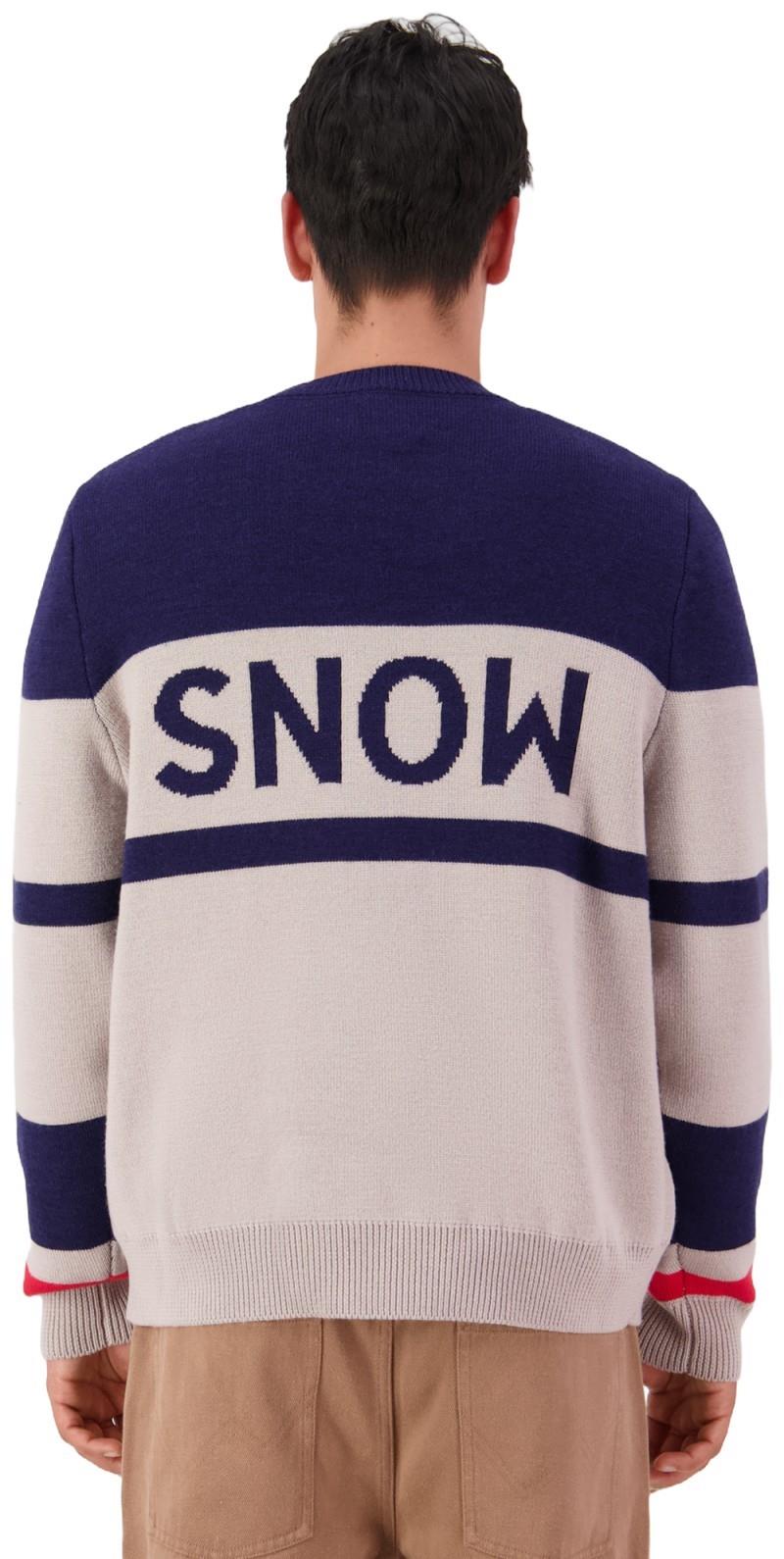 Innsbruck Merino Knit Sweater - Mens - cinder / navy 1