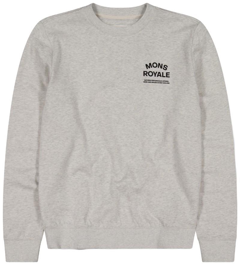 Inversion Merino Crew - Womens - light grey heather 1