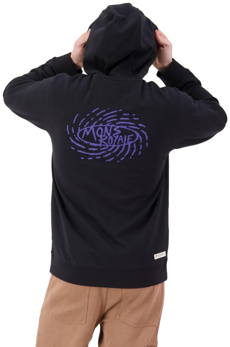 Inversion Merino Hoodie - AOP - Mens - black 1