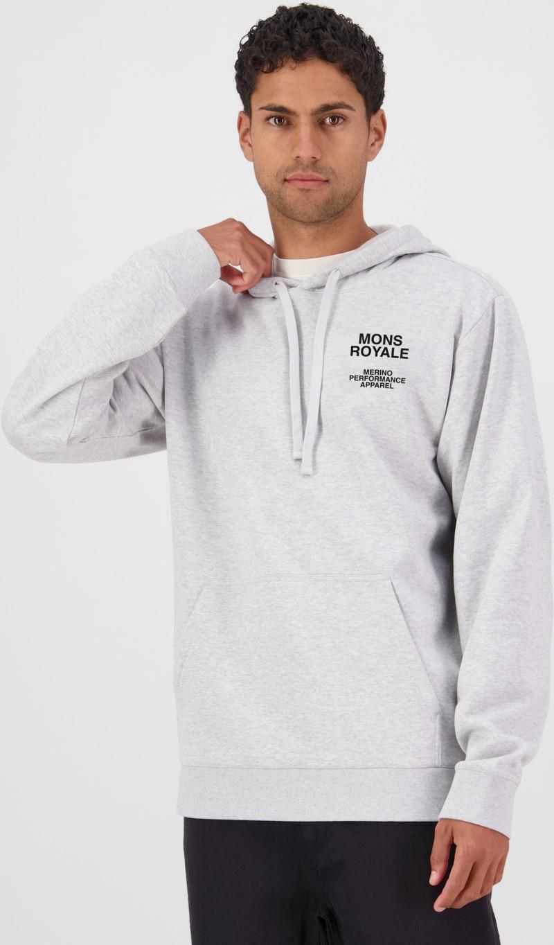 Inversion Merino Hoodie - Mens - light grey heather 1