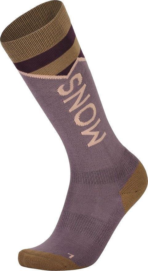 Lift Access Socks - Womens - mauve / toffee 1