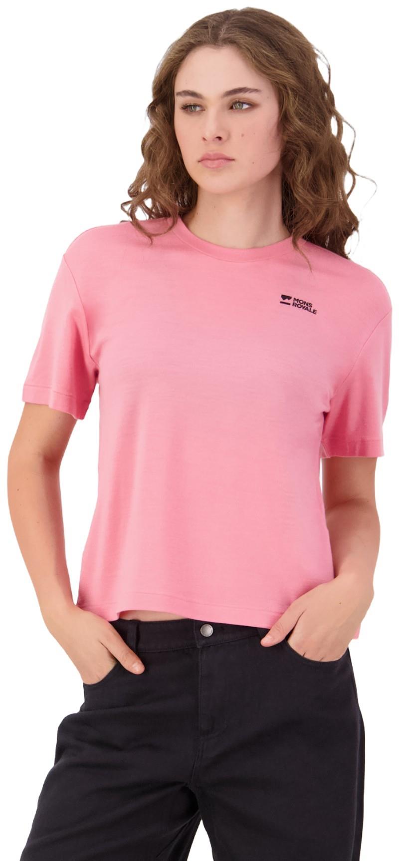 MP Heavyweight Merino T-Shirt - Womens - flamingo 1