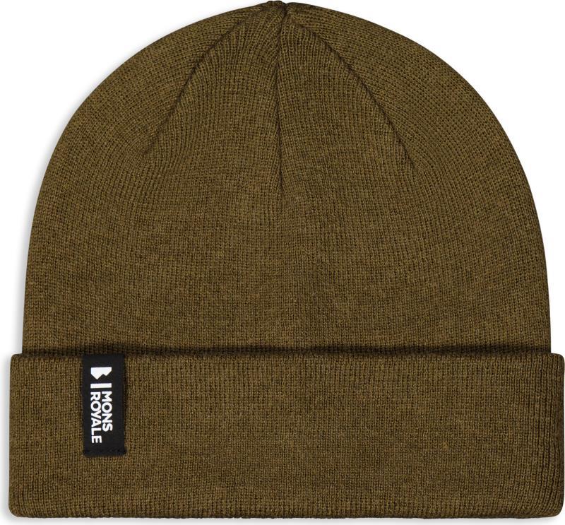 McCloud Merino Beanie - Dark Olive 1