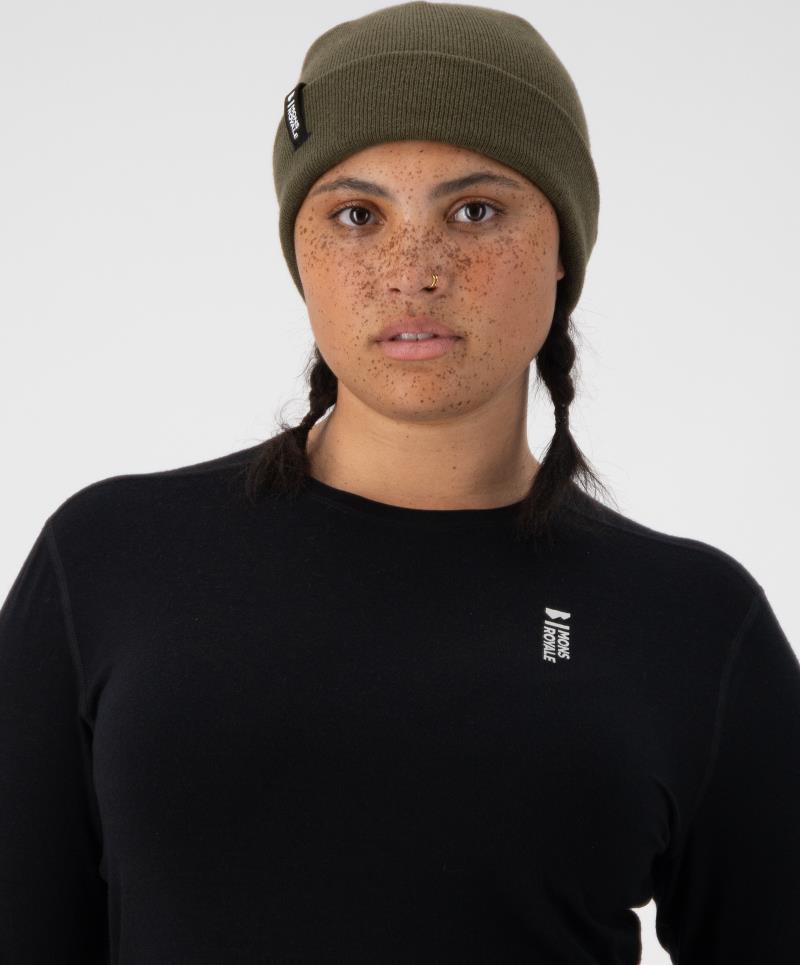 McCloud Merino Beanie - Dark Olive 3