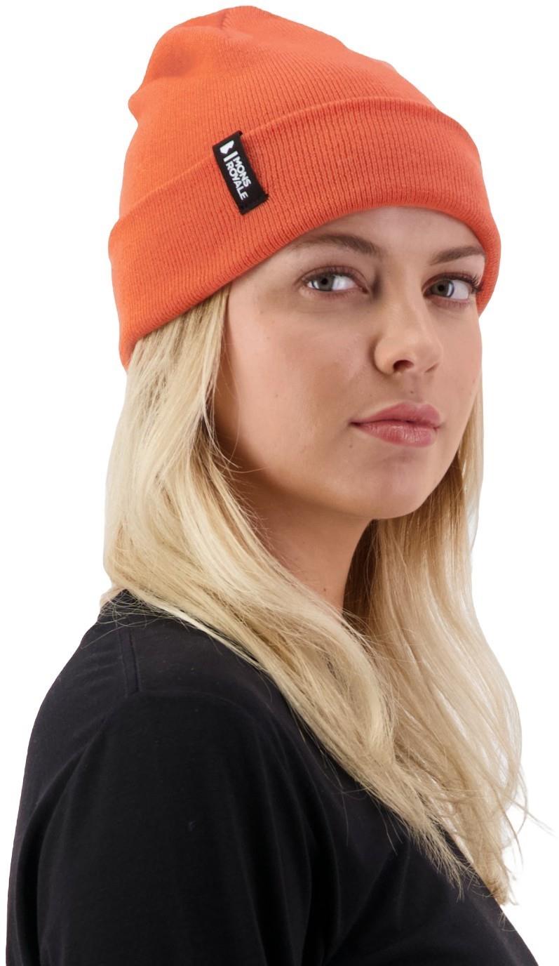 McCloud Merino Beanie - sun orange 1