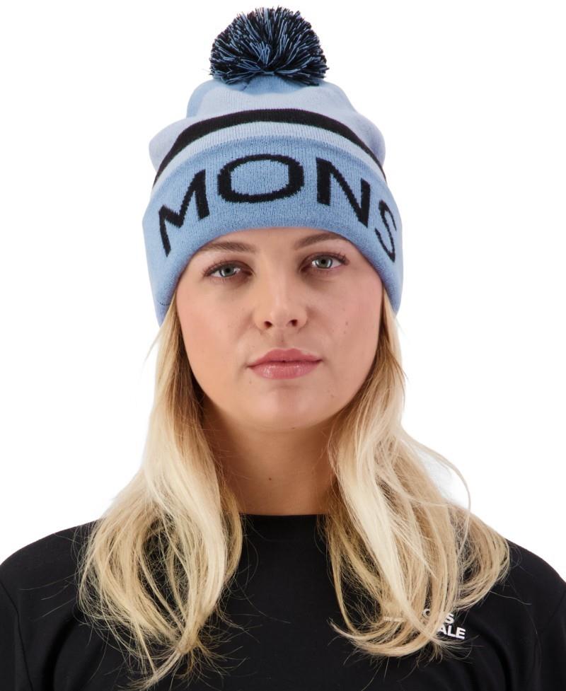 McCloud Pom Pom Merino Beanie - snowflake / navy 1