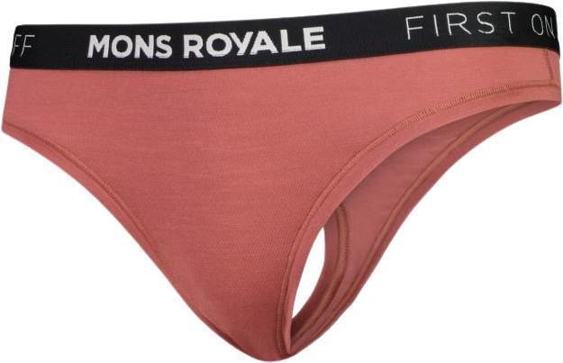 Merino Thong - Womens - Terracotta 1