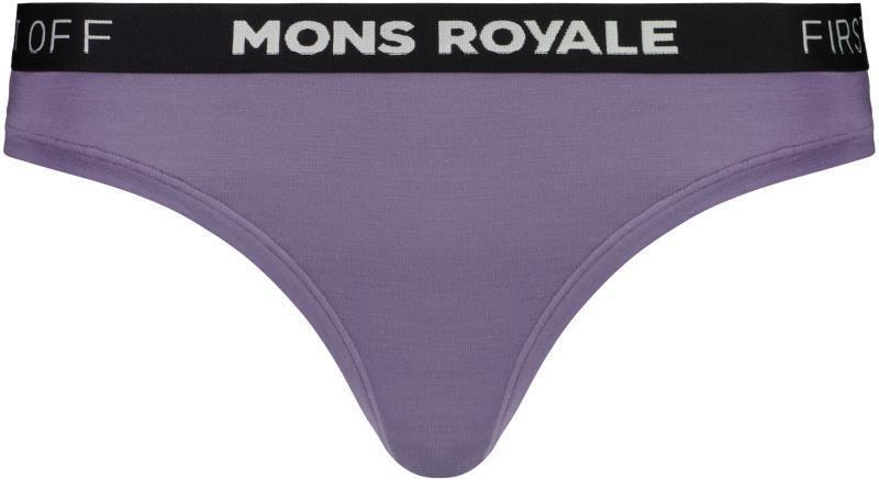 Merino Thong - Womens - Thistle 1