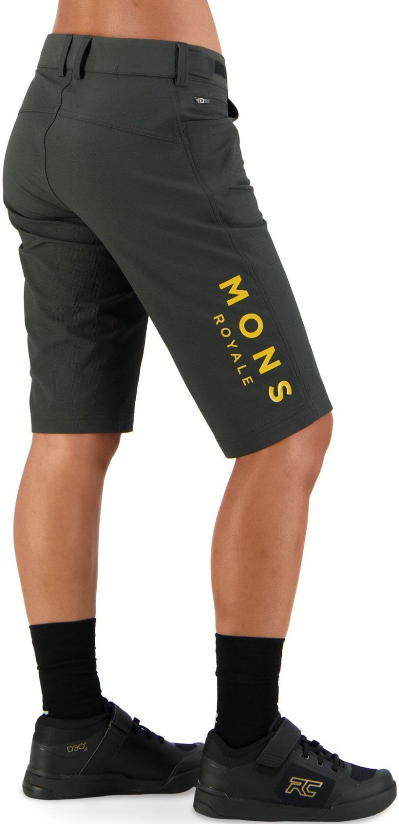 Momentum 2.0 Bike Shorts - Womens - Black / Gold 2