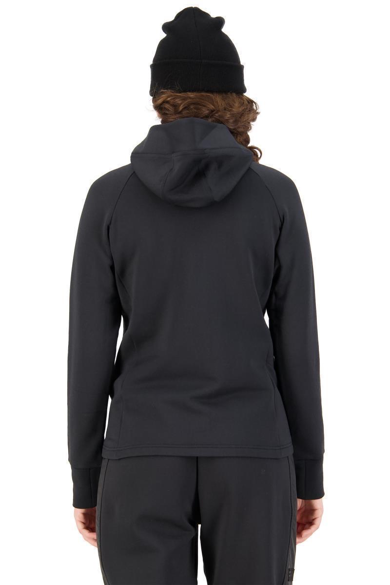 Nevis Merino Fleece Hood - Womens - black 1
