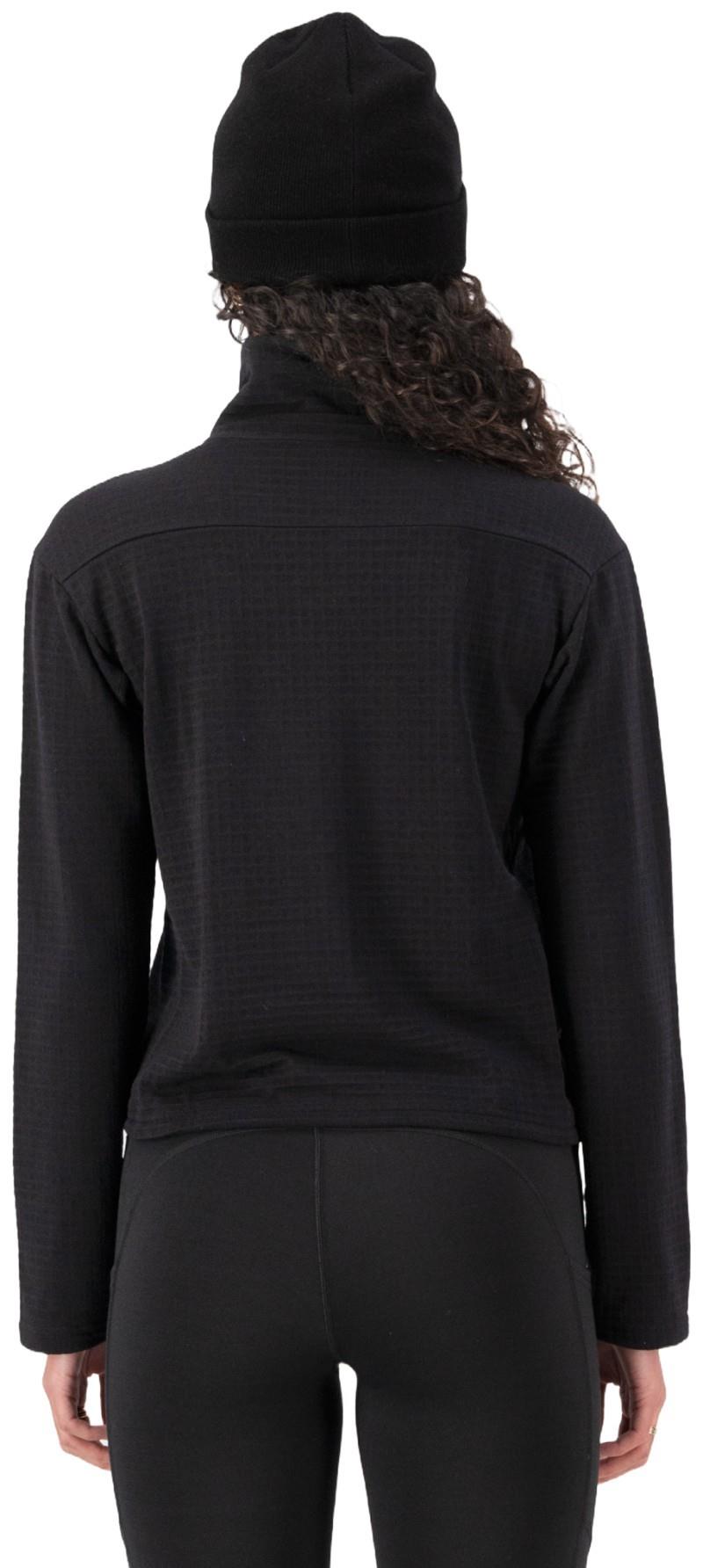 Offgrid Merino Fleece LS - Womens - black 1