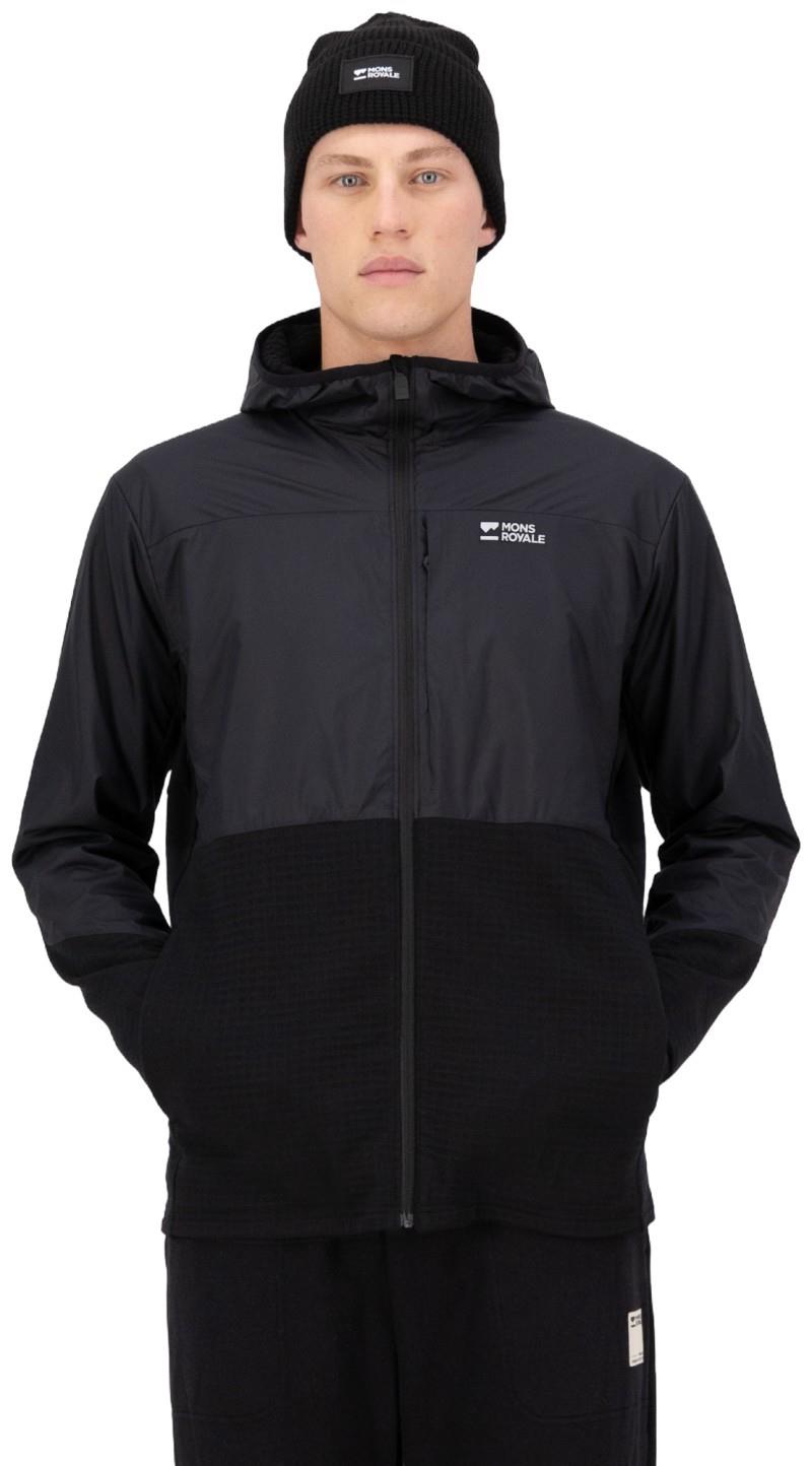 Offgrid Merino Fleece Wind Jacket - Mens - black 1
