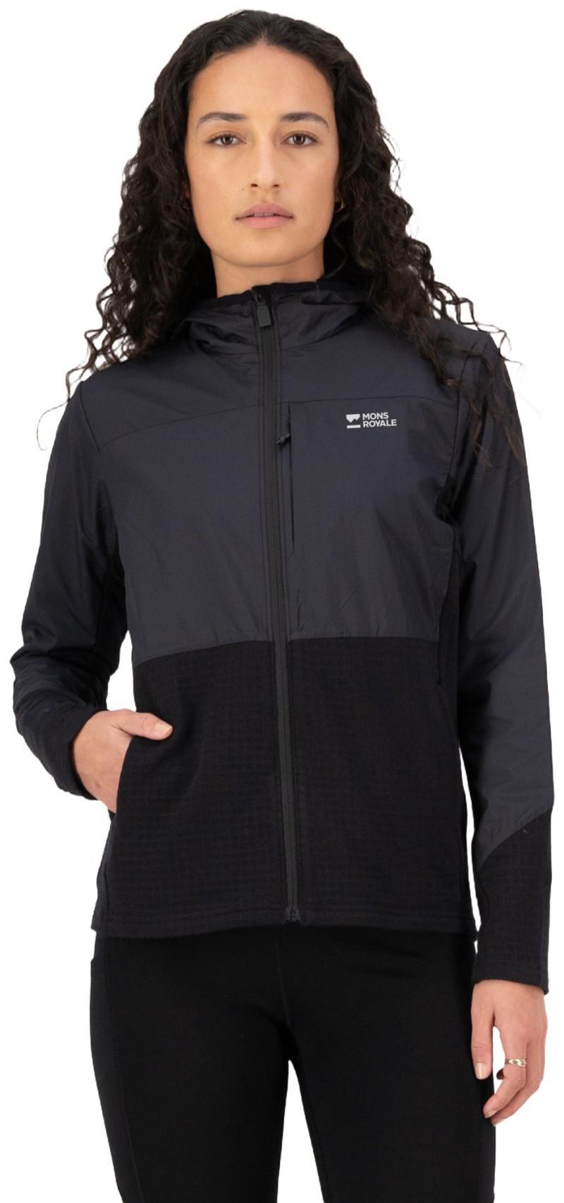 Offgrid Merino Fleece Wind Jacket - Womens - black 1