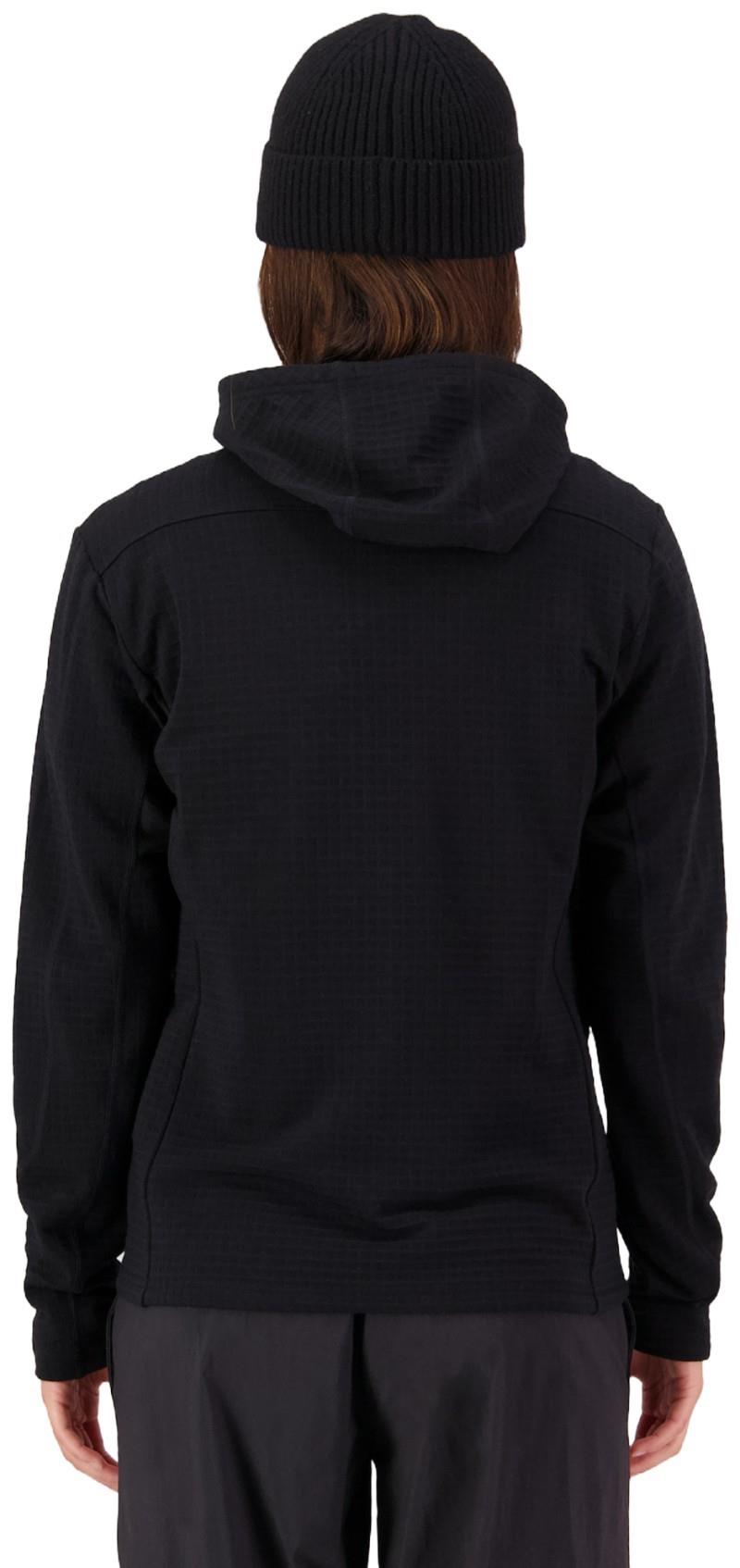 Offgrid Merino Fleece Zip Hoodie - Womens - black 1