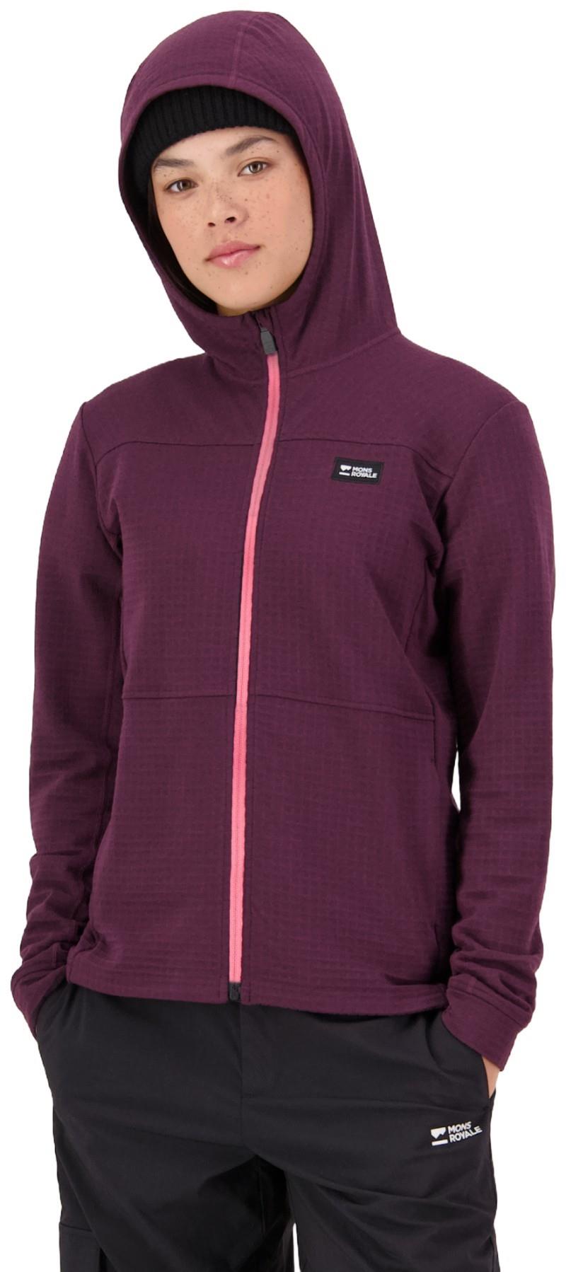Offgrid Merino Fleece Zip Hoodie - Womens - fig 1