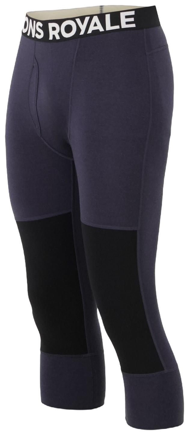 Olympus Merino Base Layer 3/4 Leggings - Mens - 9 iron / black 1
