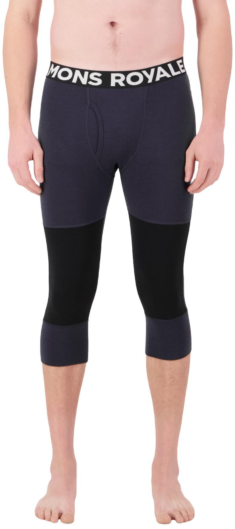Olympus Merino Base Layer 3/4 Leggings - Mens - 9 iron / black 1