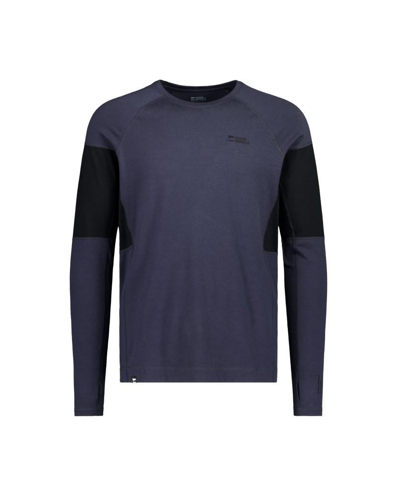 Olympus Merino Base Layer LS - Mens - 9 iron / black 1