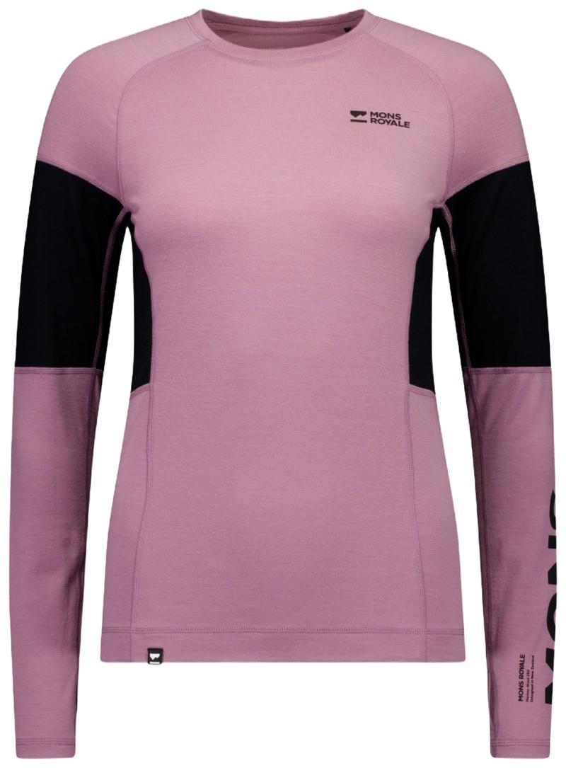 Olympus Merino Base Layer LS - Womens - sierra pink / black 1