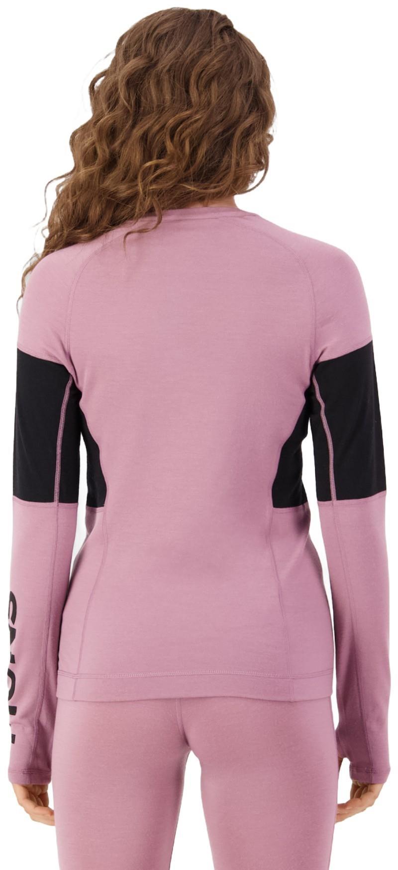 Olympus Merino Base Layer LS - Womens - sierra pink / black 1