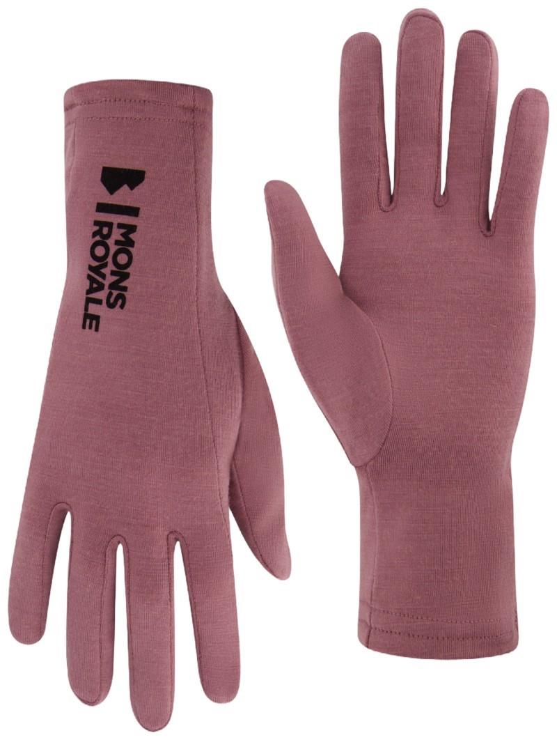 Olympus Merino Glove Liners - sierra pink 1