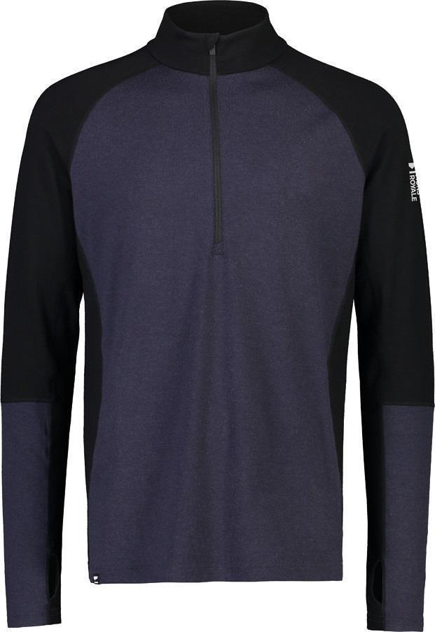 Olympus Merino Half Zip - Mens - Black / 9 Iron 1