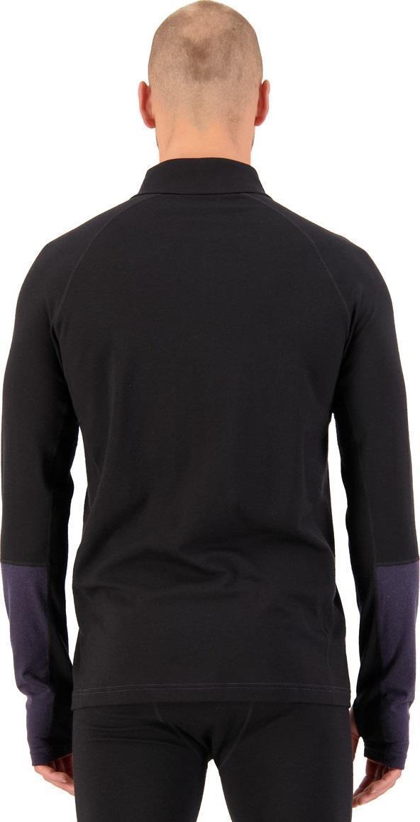 Olympus Merino Half Zip - Mens - Black / 9 Iron 3