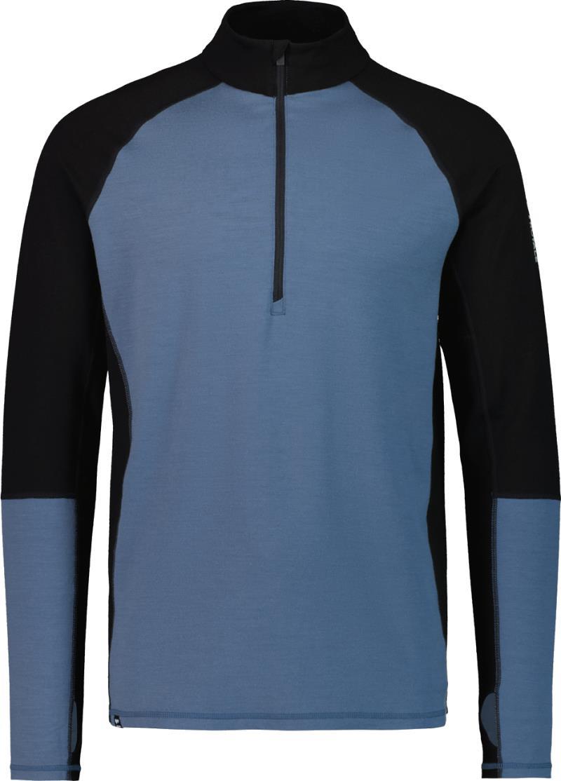 Olympus Merino Half Zip - Mens - Blue Slate / Black 1