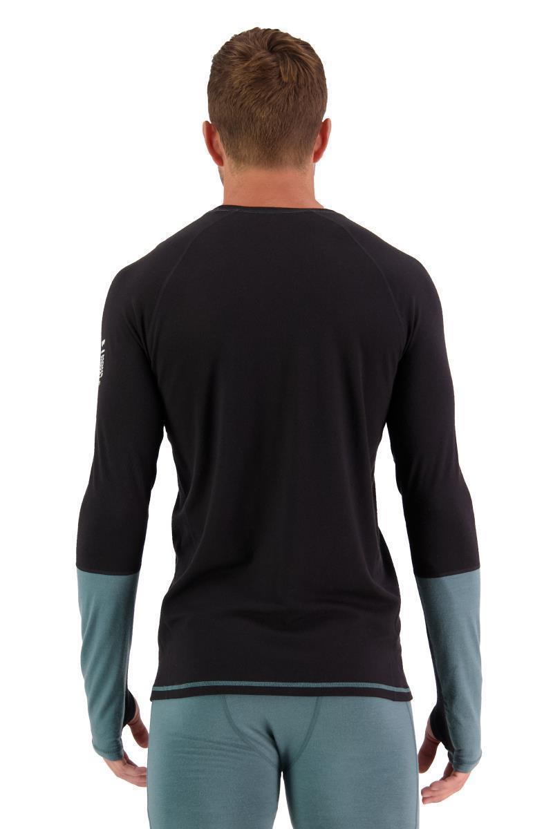 Olympus Merino LS - Mens - Burnt Sage / Black 3