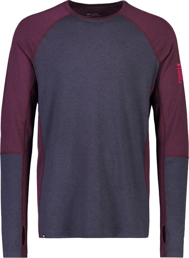 Olympus Merino LS - Mens - Wine / 9 Iron 1
