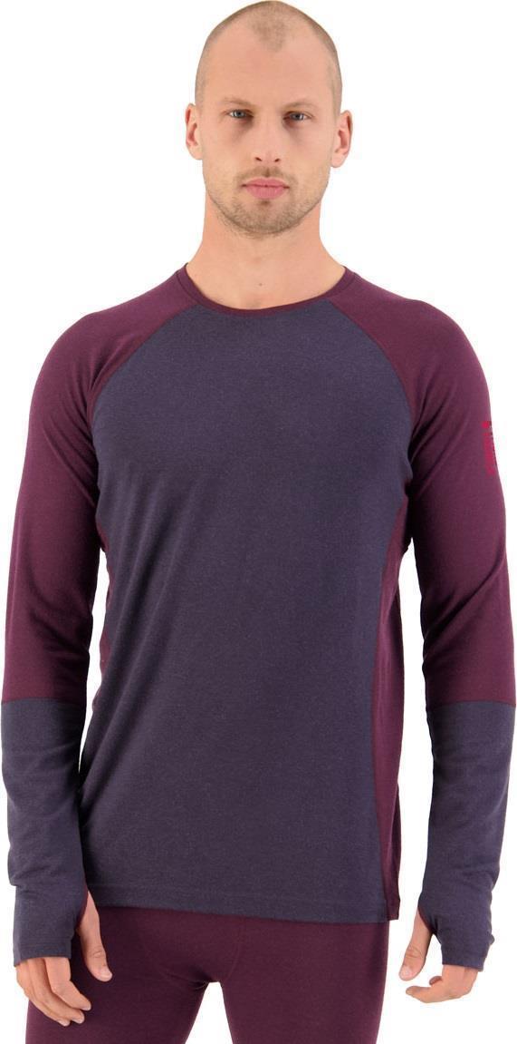 Olympus Merino LS - Mens - Wine / 9 Iron 2