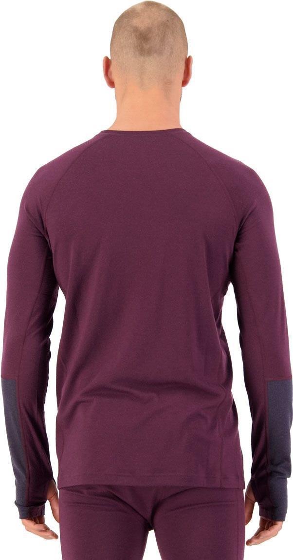 Olympus Merino LS - Mens - Wine / 9 Iron 3