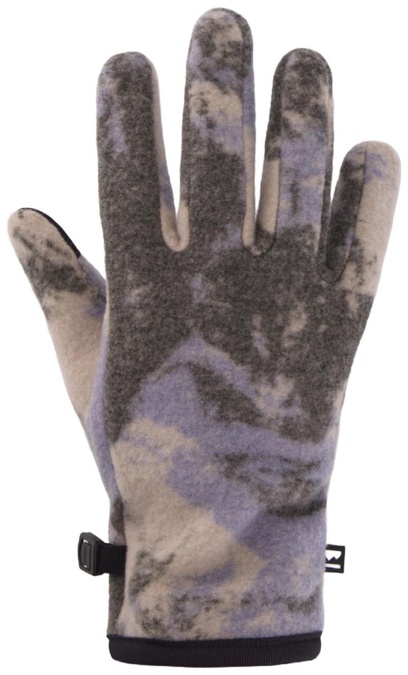 Pileup Wool Fleece Gloves - AOP - mtn camo moonstone 1