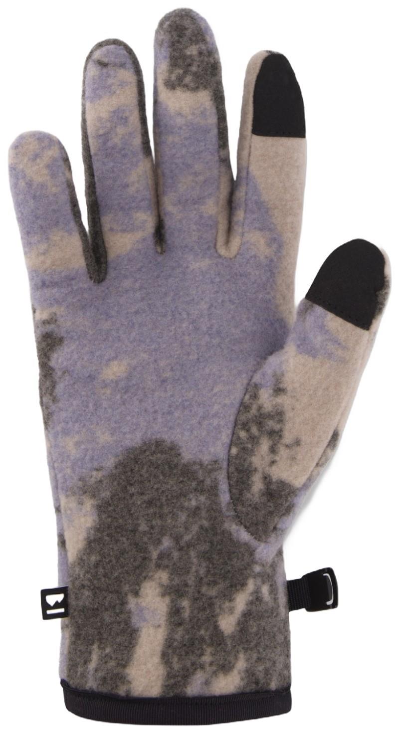 Pileup Wool Fleece Gloves - AOP - mtn camo moonstone 1